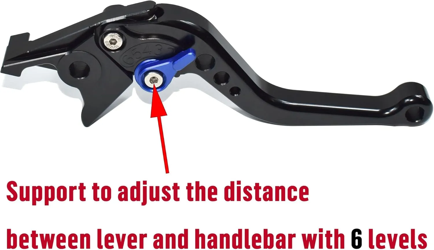 Short Brake Clutch Lever Set Compatible with CFMOTO Ibex 450 Ibex 800/ E/T/S, CNC Aluminum Alloy Made (Gold)