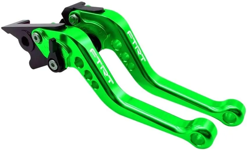 Short Levers Brake Clutch Compatible with EX650 Ninja 650R ER-6F ZR650 Z650 ZR900 Z900 2017-2021/ KLE650 Versys650 17-21/ KLZ1000 Versys 1000 2017-2021/ EN650 Vulcan S 650 17-21: Green