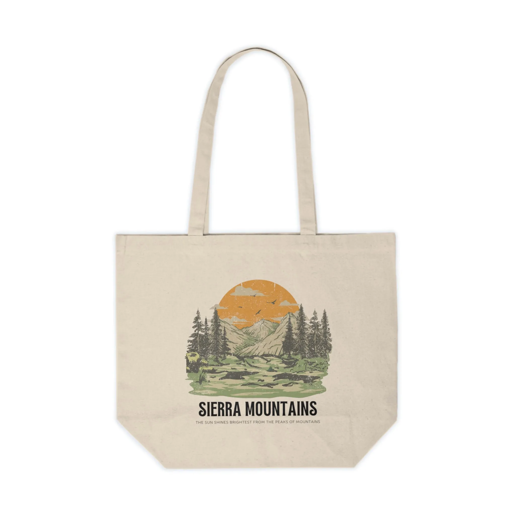 Sierra Mountains - The Sun Shines Brightest At The Peaks Of Mountains