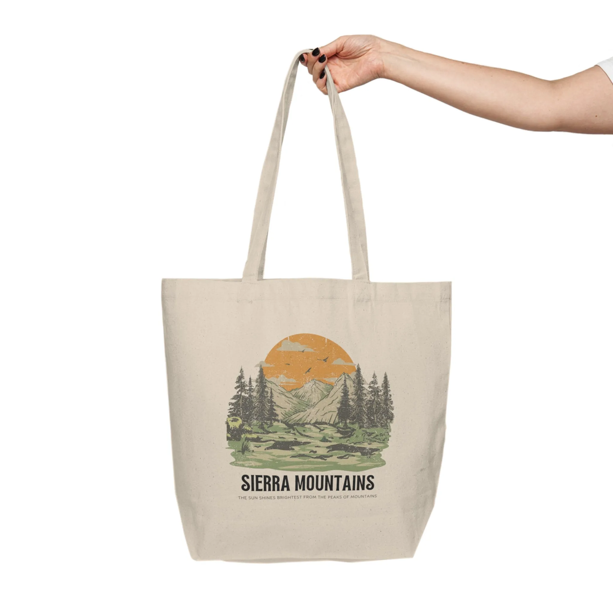 Sierra Mountains - The Sun Shines Brightest At The Peaks Of Mountains