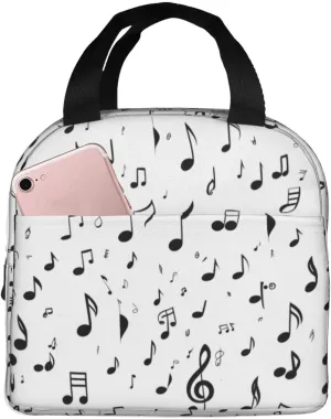 Sign Language Alphabet Print Insulated Lunch Bag For Men And Women,Portable Bag For Work,Picnic, And Travel