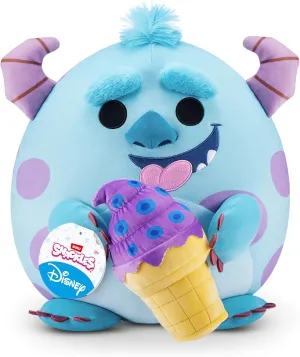 Snackles Disney 14-inch Plush (Sulley) by ZURU, Plush with Snack Accessory