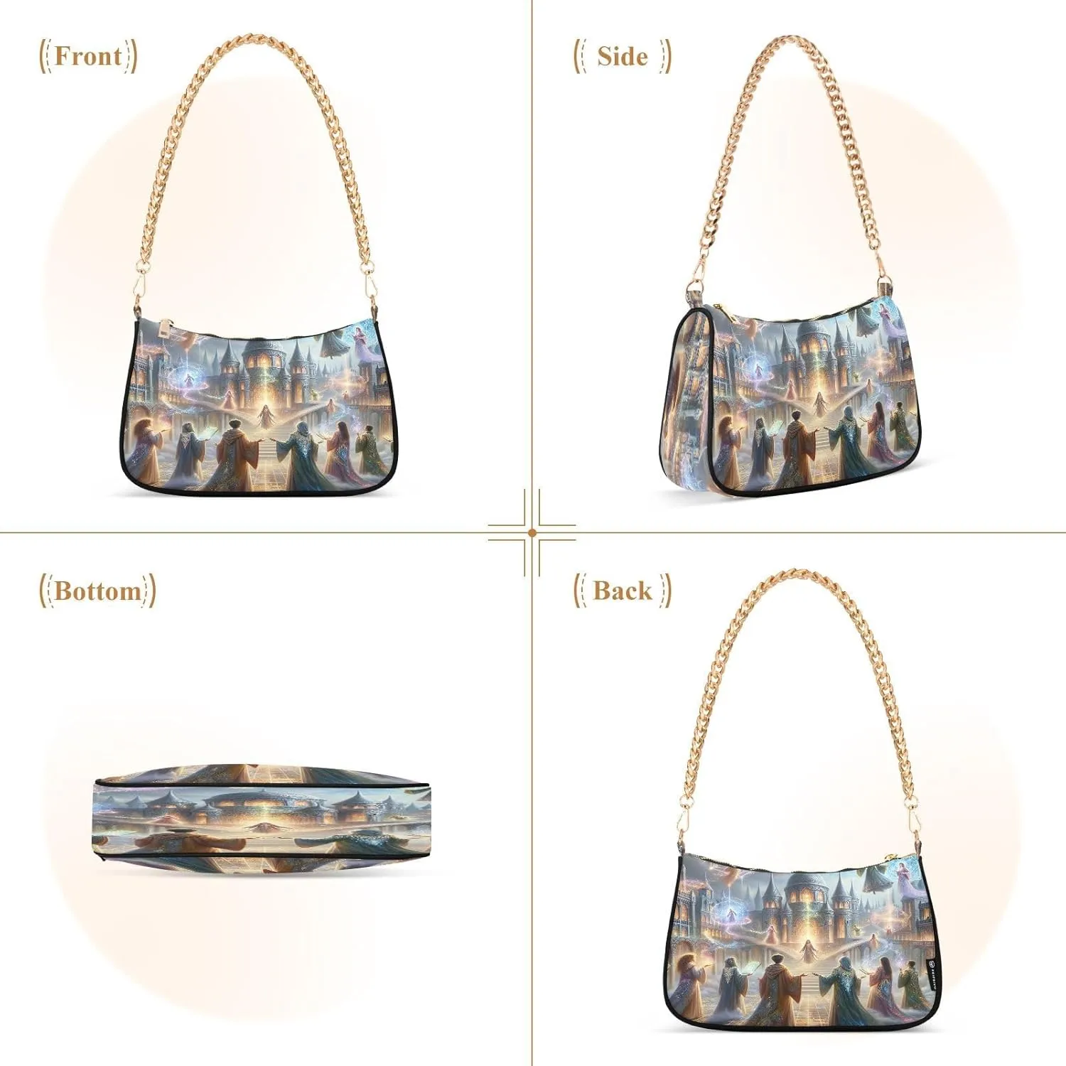 Space Solar System Planets Elements Woman Tote Bag Purse, Womens Crossbody Bag