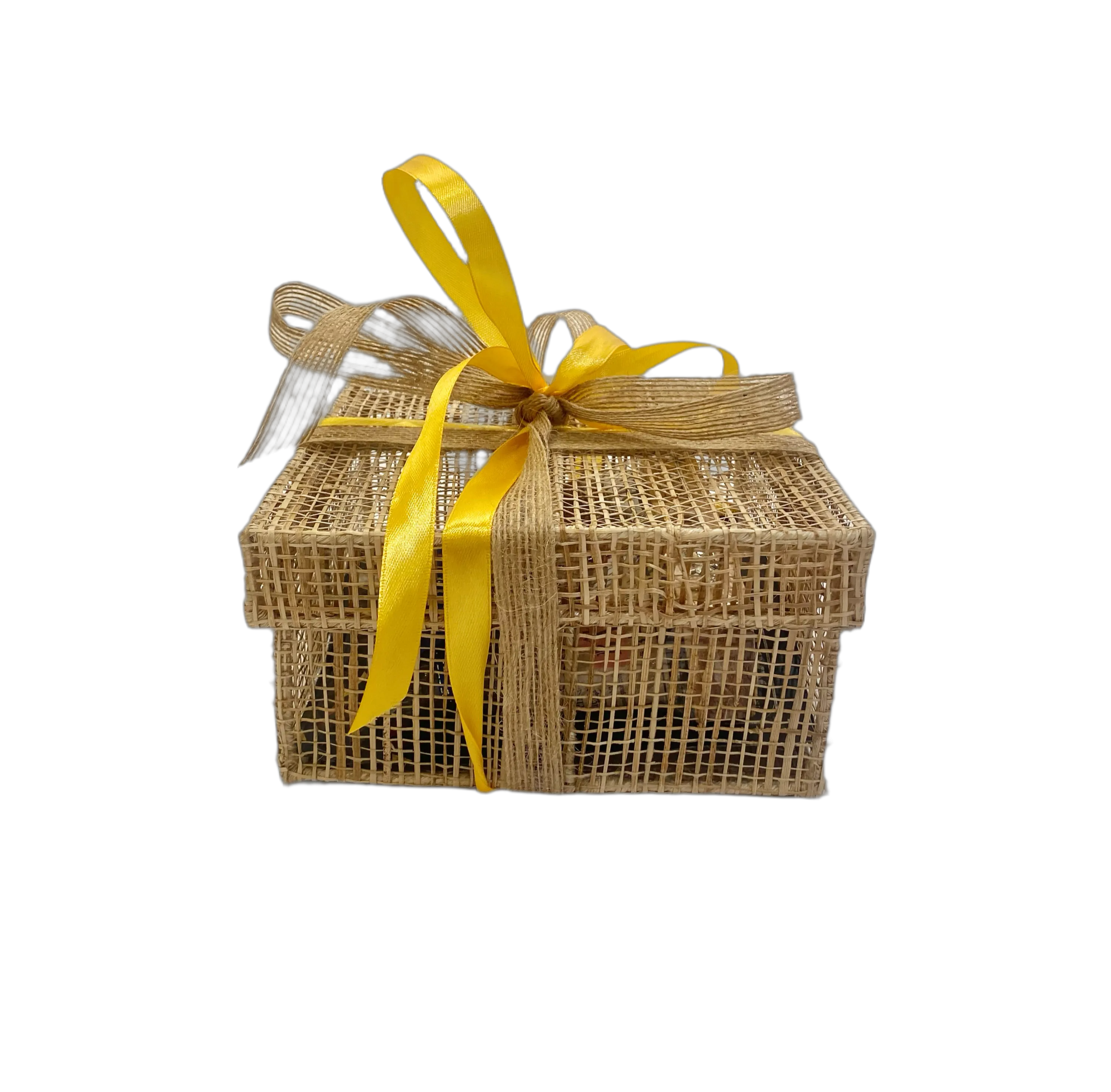 Square Sinamay Weave Gift Box