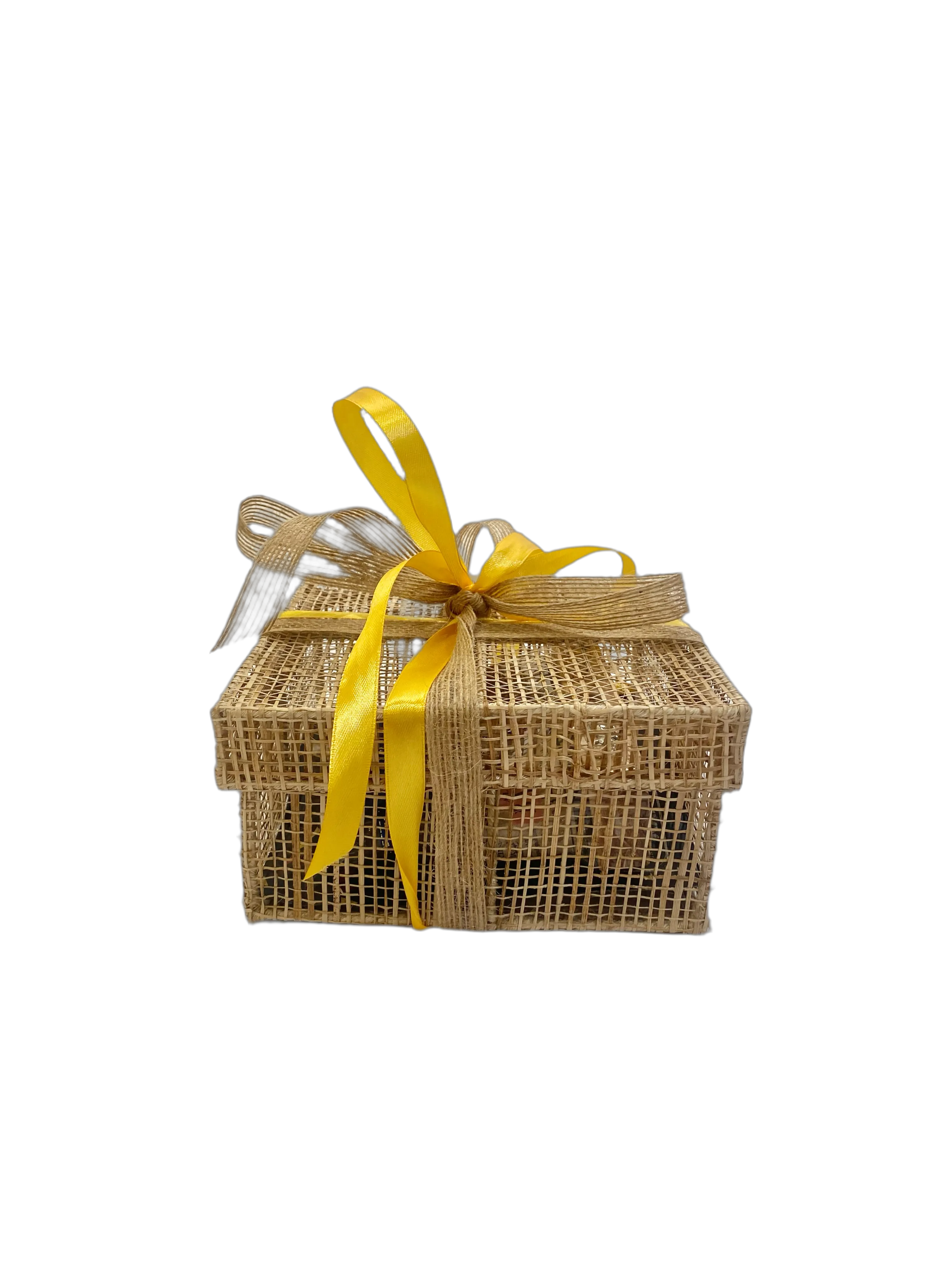 Square Sinamay Weave Gift Box