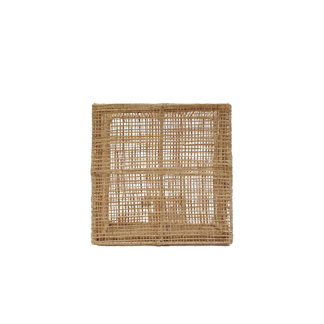 Square Sinamay Weave Gift Box