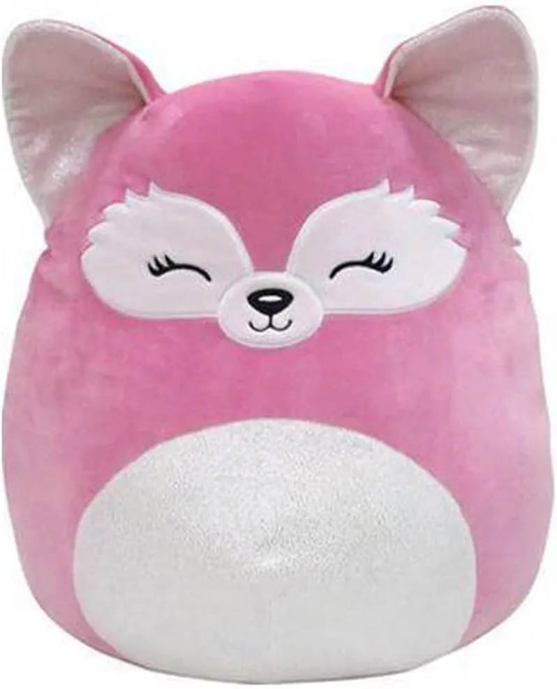 Squishmallow Official Kellytoy 5 Inch Soft Plush Squishy Toy Animals (Rhiannon Pink Fox)