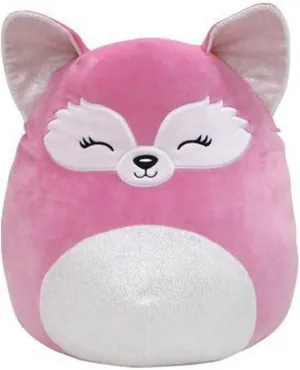 Squishmallow Official Kellytoy 5 Inch Soft Plush Squishy Toy Animals (Rhiannon Pink Fox)