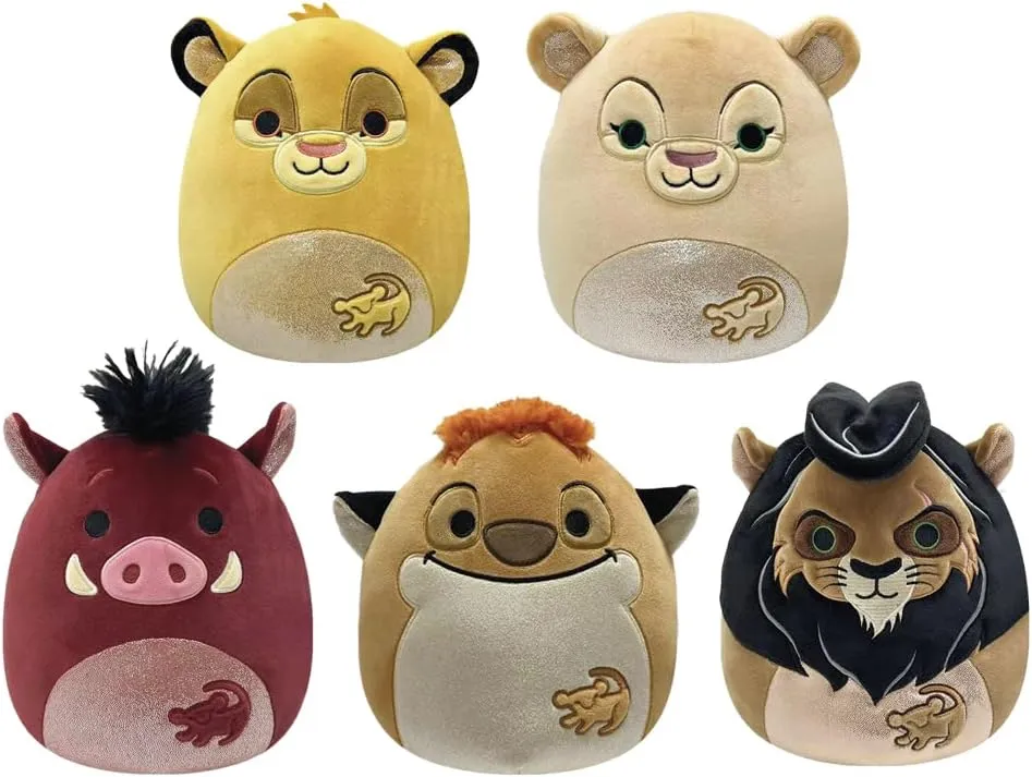 Squishmallows 20cm Lion King 30th Anniversary Plush Toy Assorted