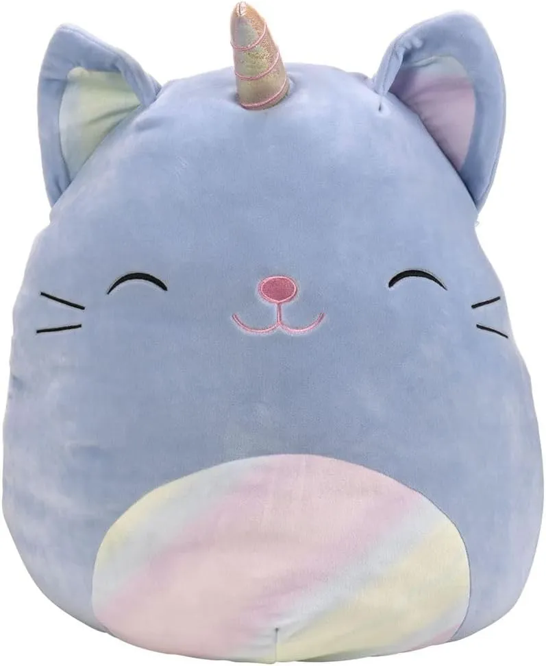 Squishmallows Official Kellytoy Plush 16" Courtney The Lavender Caticorn- Ultrasoft Stuffed Animal Plush Toy