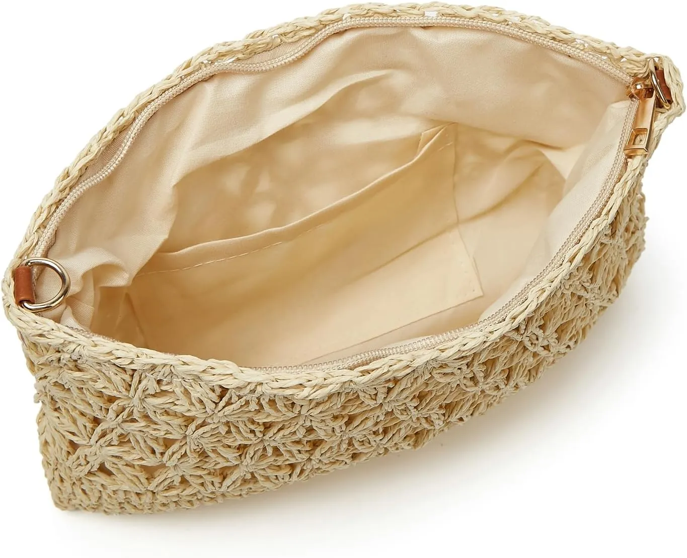 Straw Beach Bags For Women Rattan Purses Summer Straw Handwoven Bag Raffia Handbag Shoulder Bag Cross-body Square Bag