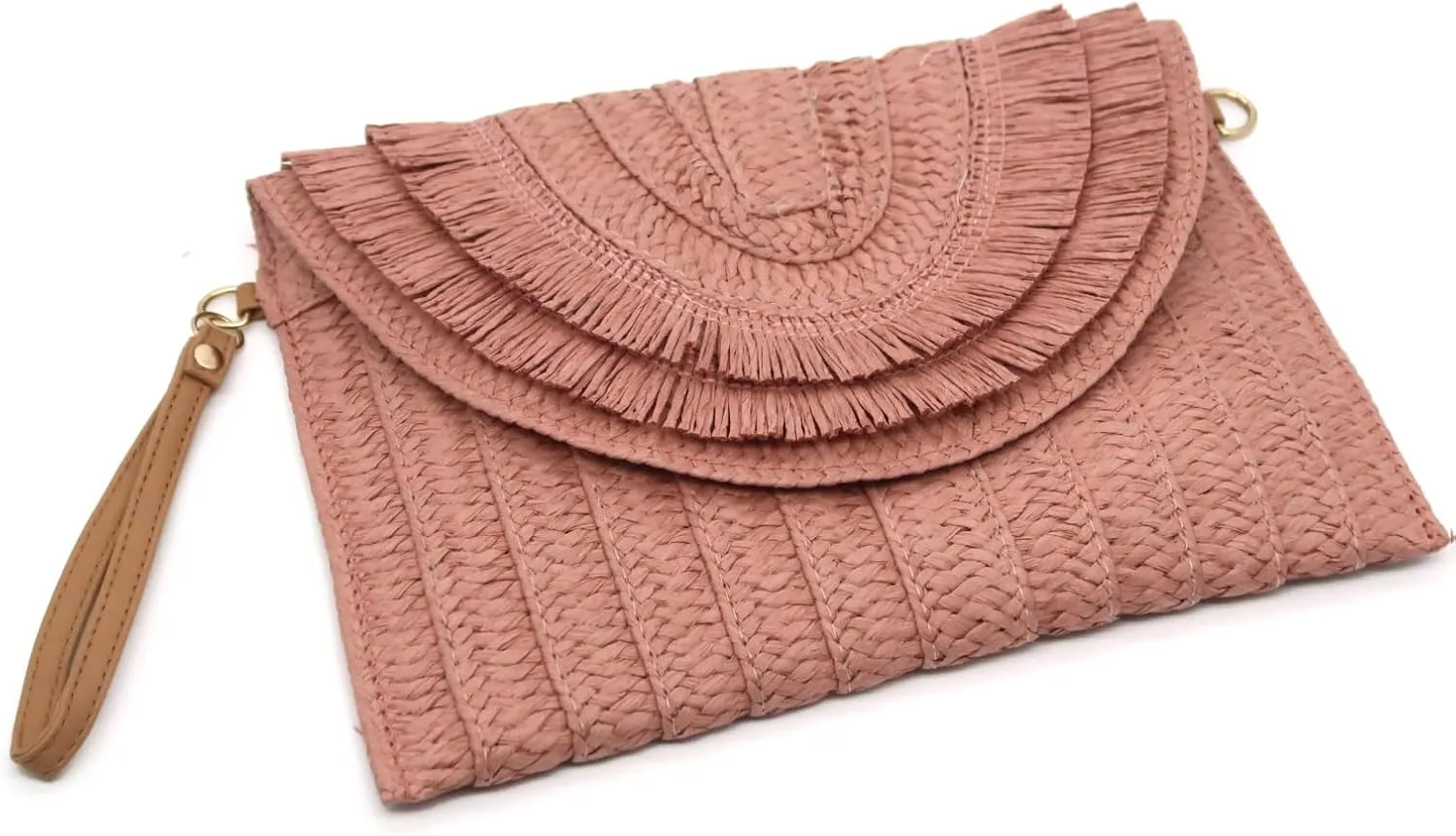 Straw Clutch Purses for Women Straw Crossbody Bags Summer Beach Bag Rattan Purse Woven Clutch Handbag