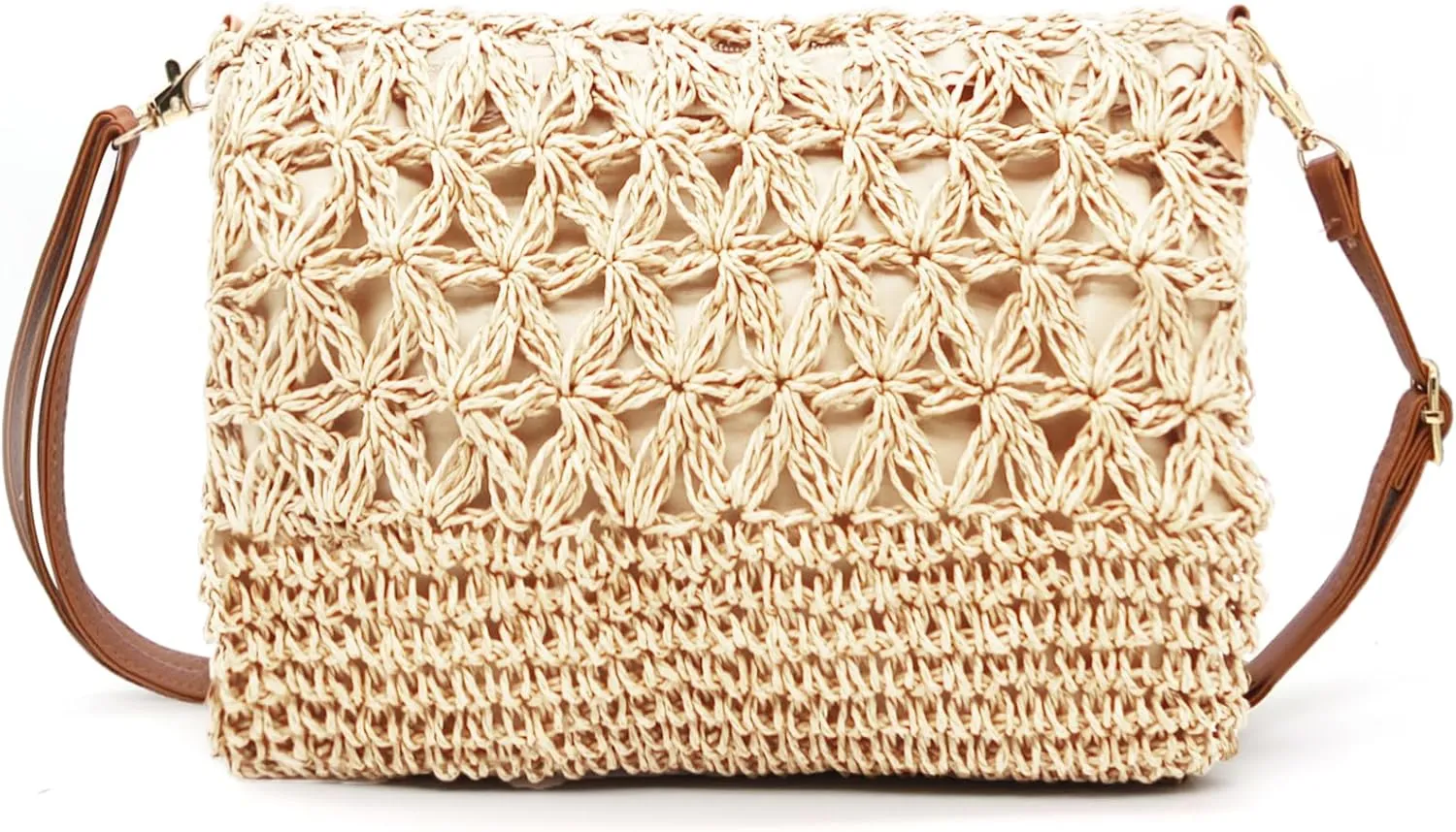 Straw Clutch Purses for Women Straw Crossbody Bags Summer Beach Bag Rattan Purse Woven Clutch Handbag