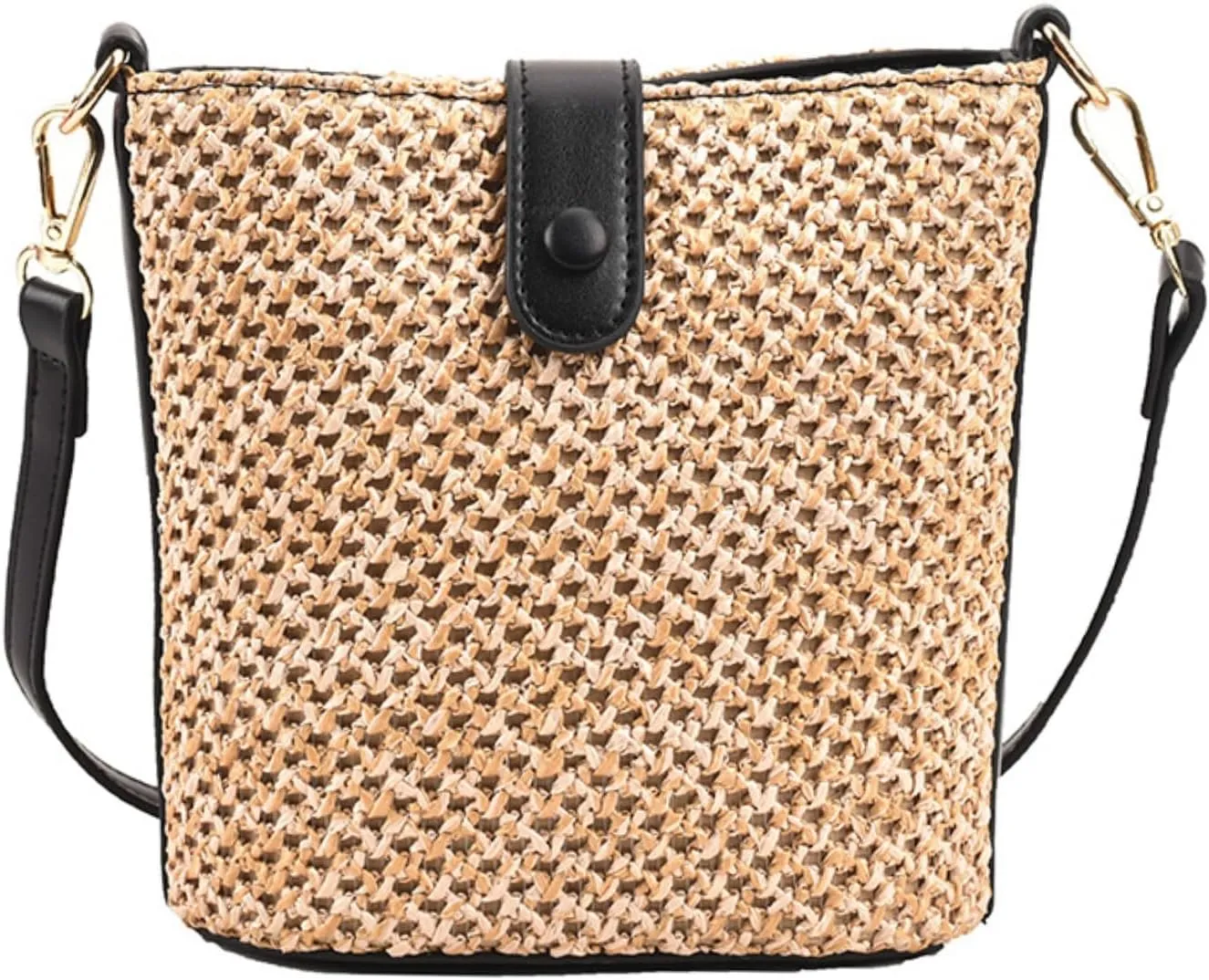 Straw Crossbody Bags for Women Rattan Purse Woven Purse Small Straw Purses 2024 Beach Purse Vacation