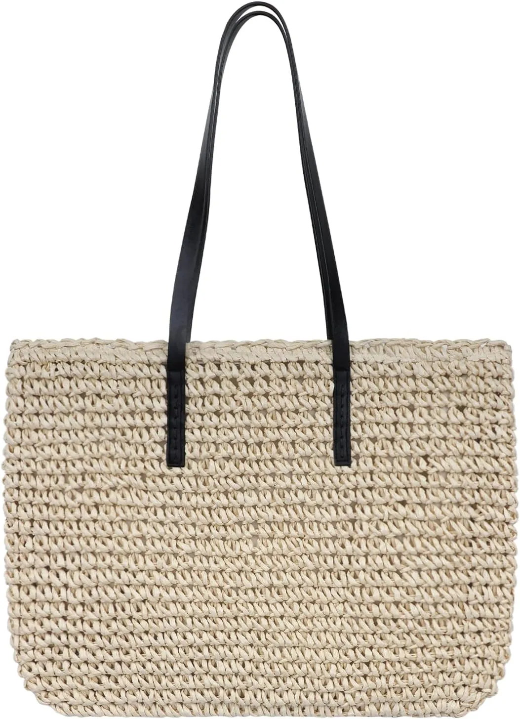 Straw Shoulder Bag, Crossbody Bag, Clutch - Casual Beach Handmade Bag for Women
