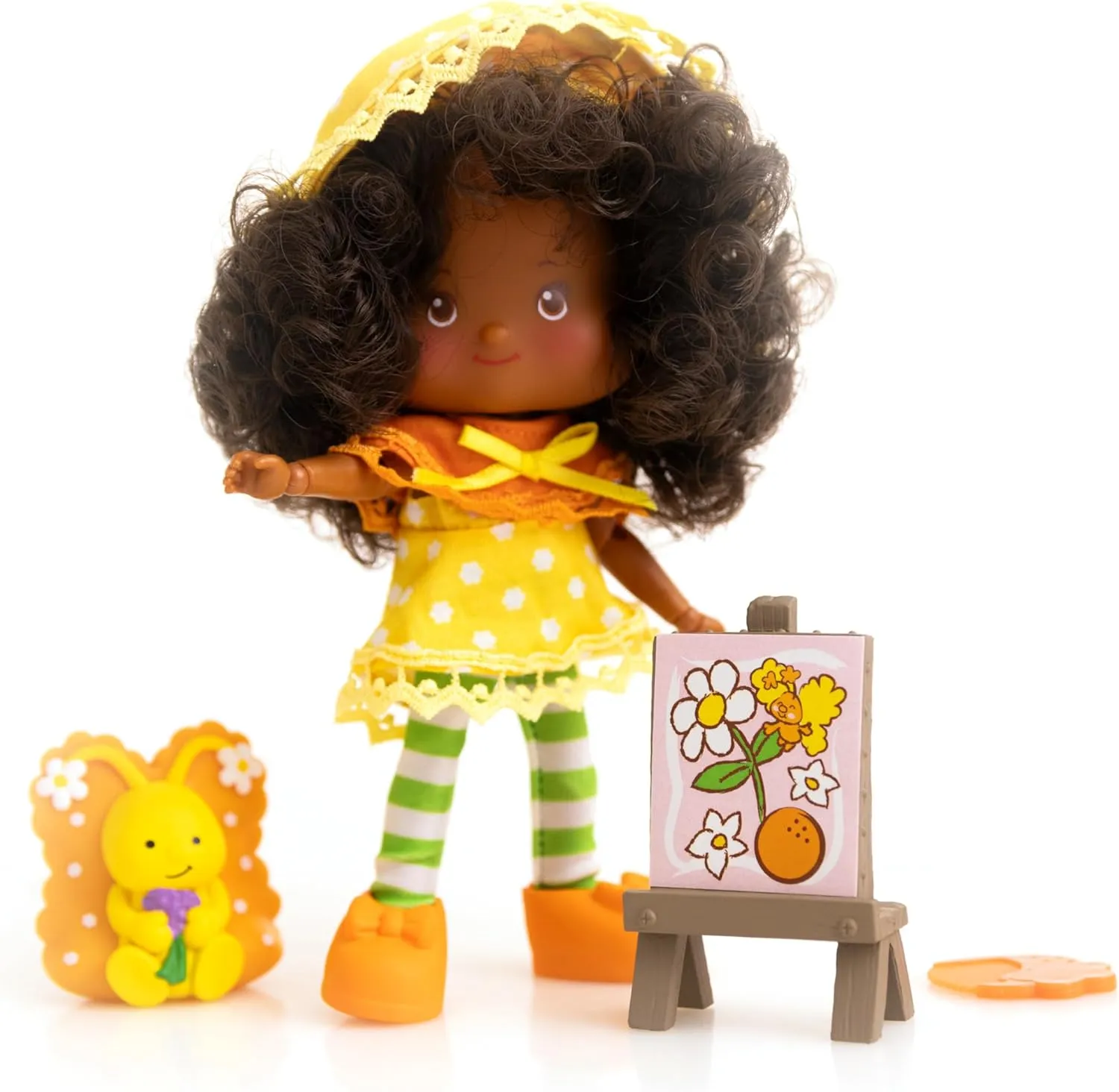 Strawberry Shortcake 5.5-inch Orange Blossom Poseable Sweet Scented Fashion Doll with 4 Surprise Reveal Accessories