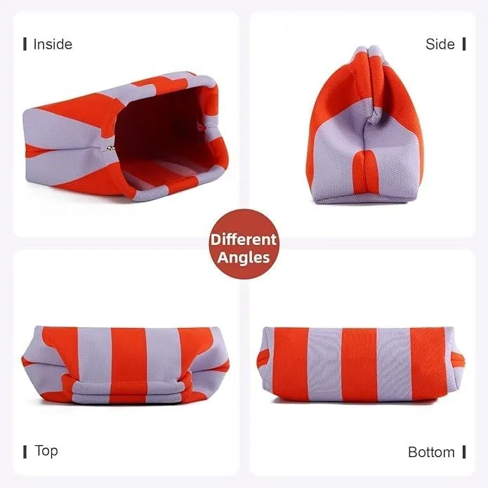 Summer Beach Clutch Purses for Women Woven Crochet Handbags Dumpling Clutch Ruched Cloud Purse Casual Colorblock Bag