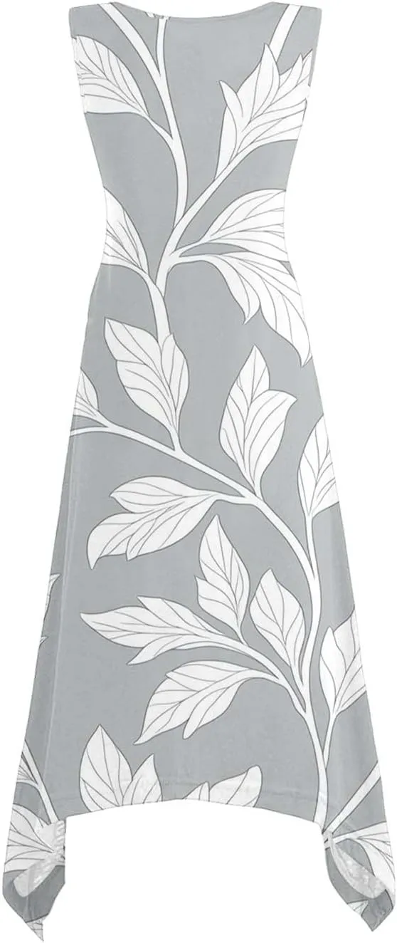 Sundress for Women Summer Casual Travel Vacation Beach Cover Ups Boho Floral Spaghetti Strap Flowy Cute Maxi Dress