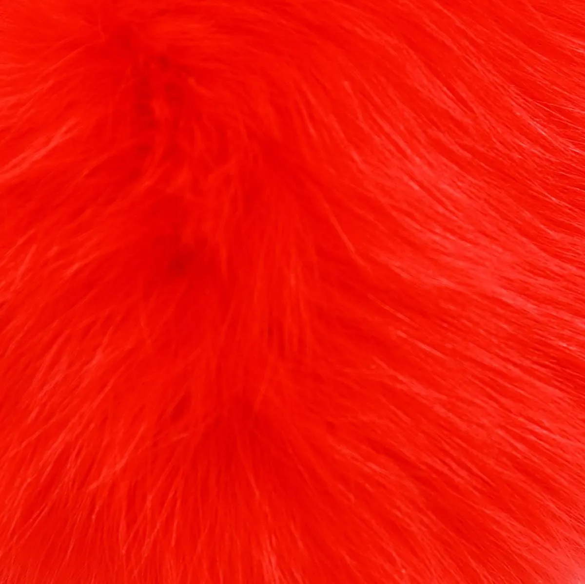 surell Genuine Fox Fur Baby Keychain - Soft Fluffy Pom-Pom Charm for Bags and Purses - Luxury Gold Ring Accessory