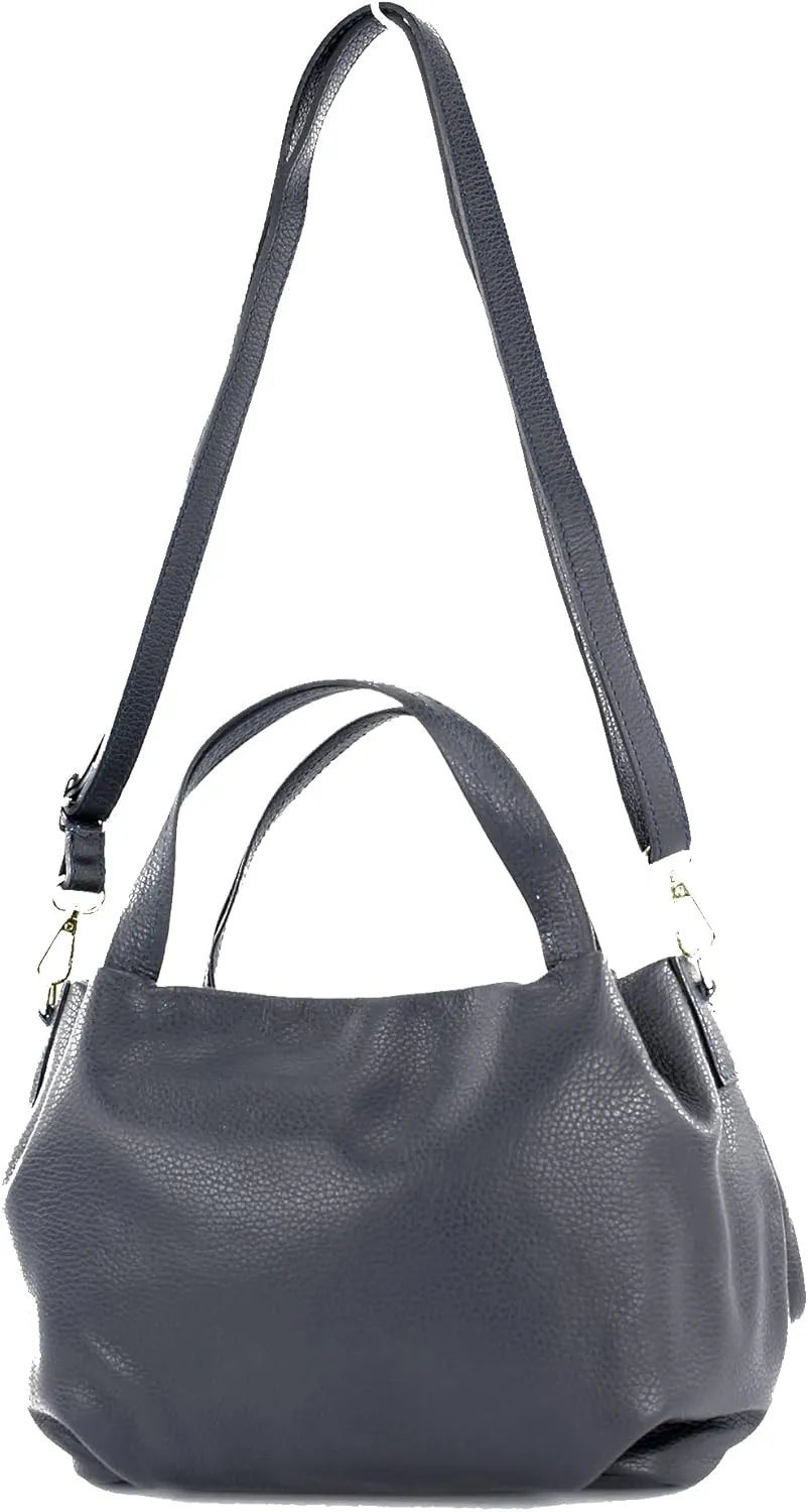 T218 - italian women's small handle bag made of leather
