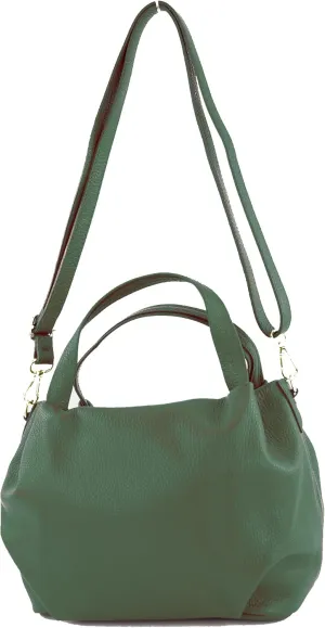 T218 - italian women's small handle bag made of leather