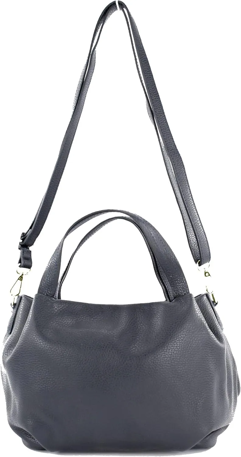 T218 - italian women's small handle bag made of leather