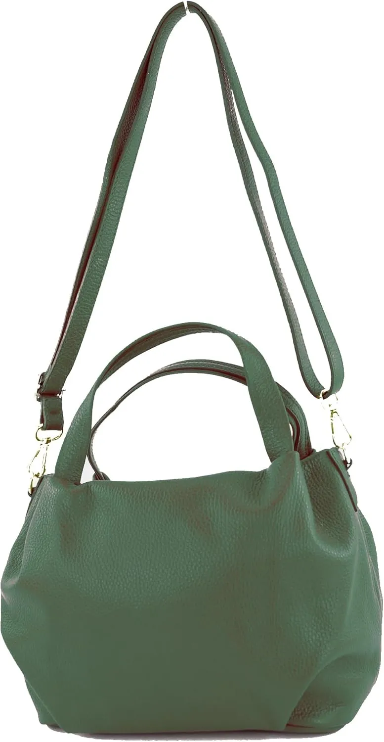 T218 - italian women's small handle bag made of leather