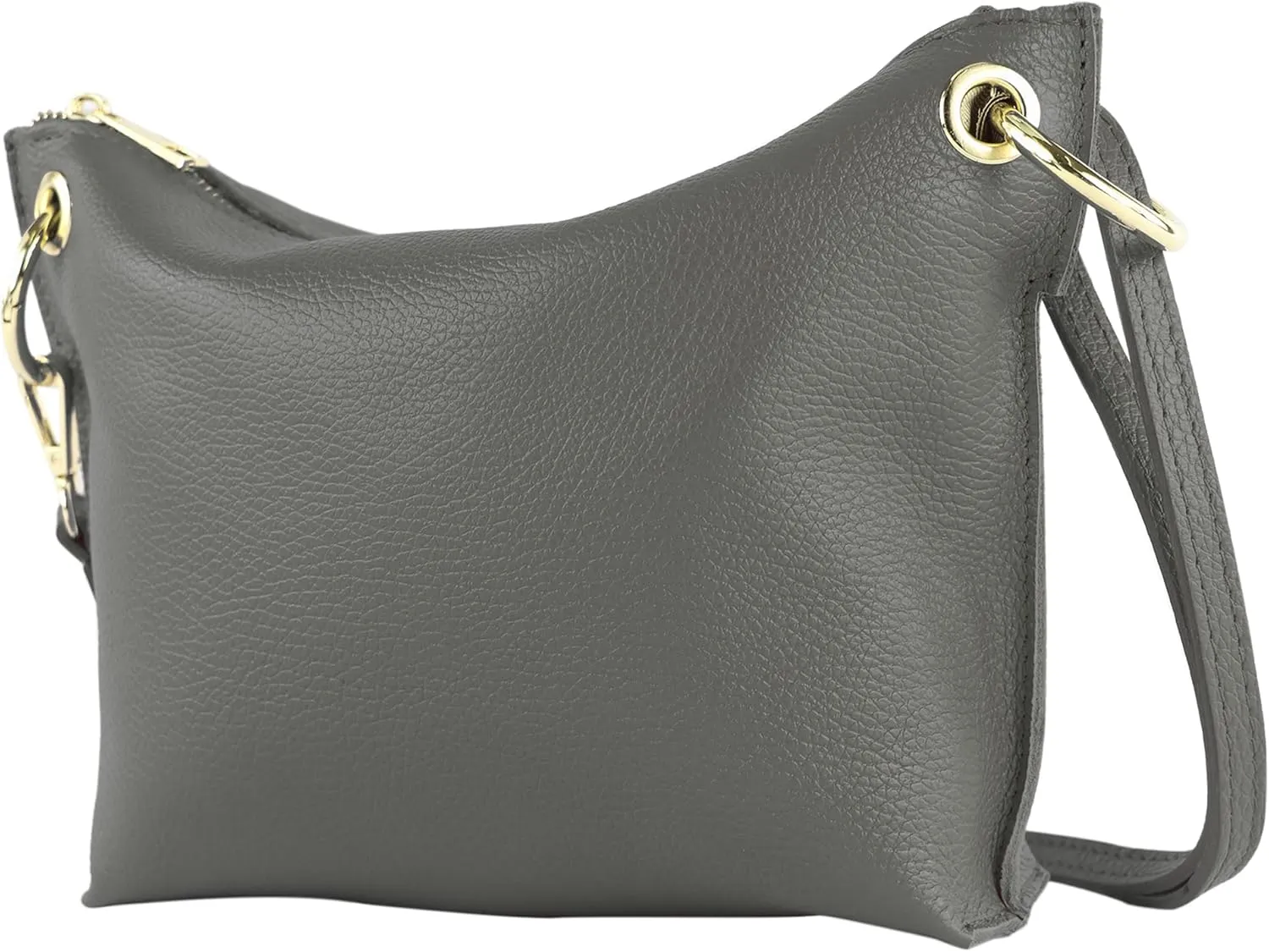 T243 / T252 women's leather shoulder bag, evening bag handmade in Italy