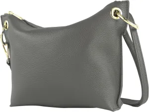 T243 / T252 women's leather shoulder bag, evening bag handmade in Italy