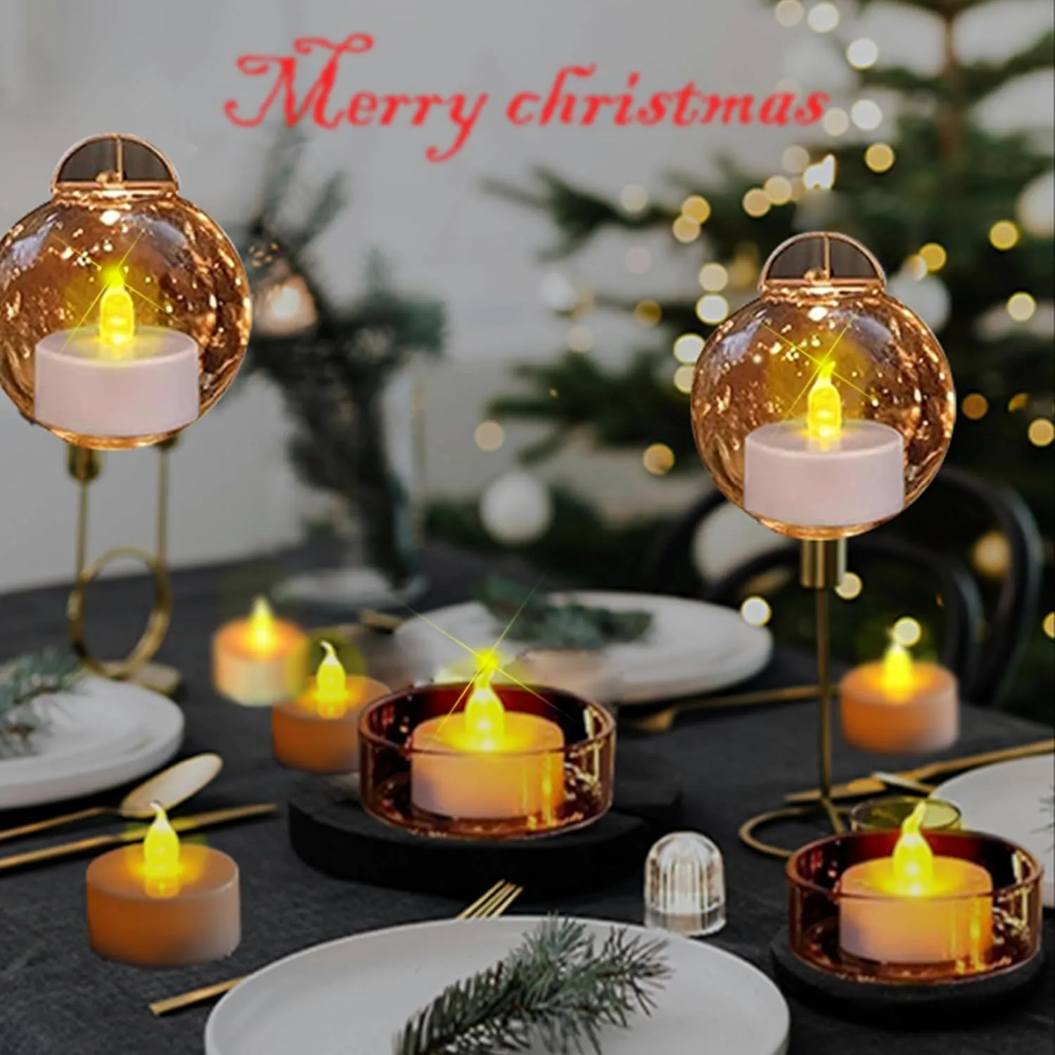 Tea Lights Flameless Battery Operated Candles-150Pack LED Electric Flickering Votive Candle Long Lasting 200 Hours, Realistic and Bright for Seasonal Festive Celebrations Decoration Warm Yellow