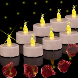 Tea Lights Flameless Battery Operated Candles-150Pack LED Electric Flickering Votive Candle Long Lasting 200 Hours, Realistic and Bright for Seasonal Festive Celebrations Decoration Warm Yellow