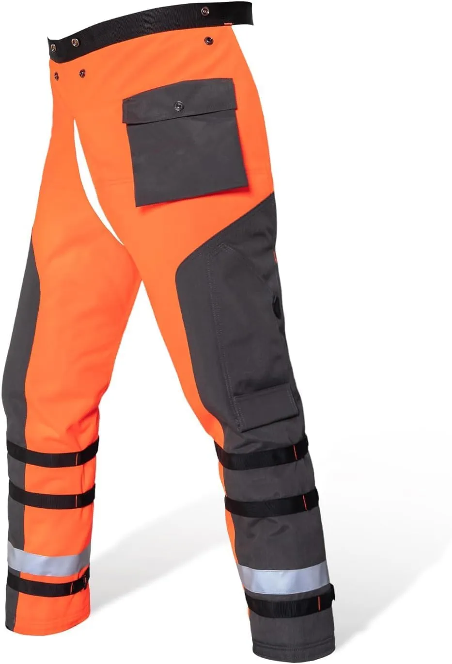 Technical Apron Wrap Chainsaw Chaps Chainsaw Safety Equipment with 9 Layers Adjustable Belt and Gear Pocket