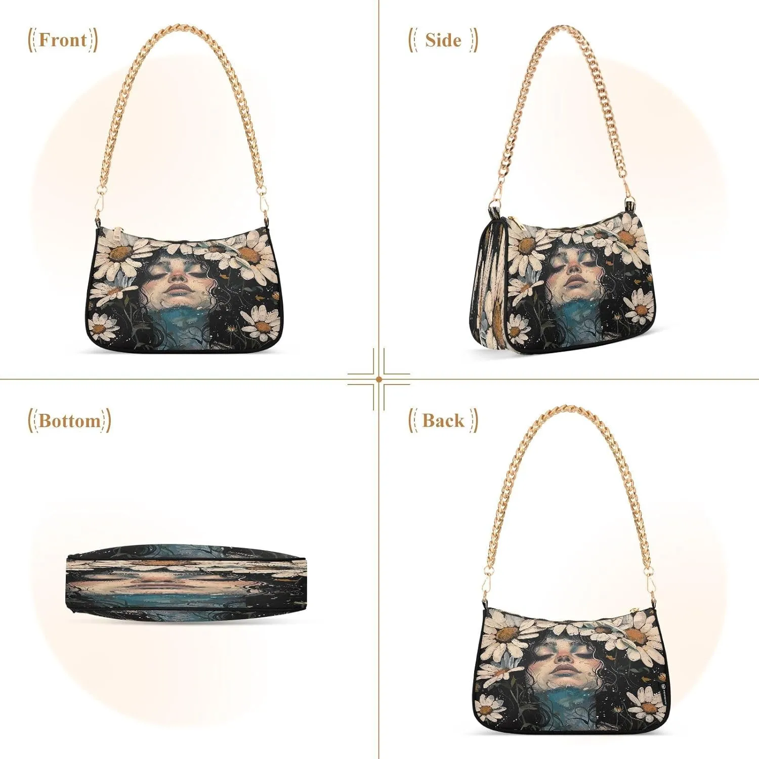 Teddy Bear Riding Bike Cute Clutch Purses for Women, Crossbody Travel Bags for Women