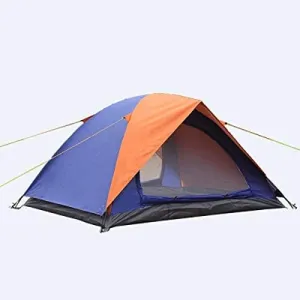 Tents for Camping Camping Tent 2-3 Person Family Tent Double Layer Outdoor Tent Waterproof Windproof Anti-UV Apply to Backyard, Outdoor, Hiking with Mesh Door