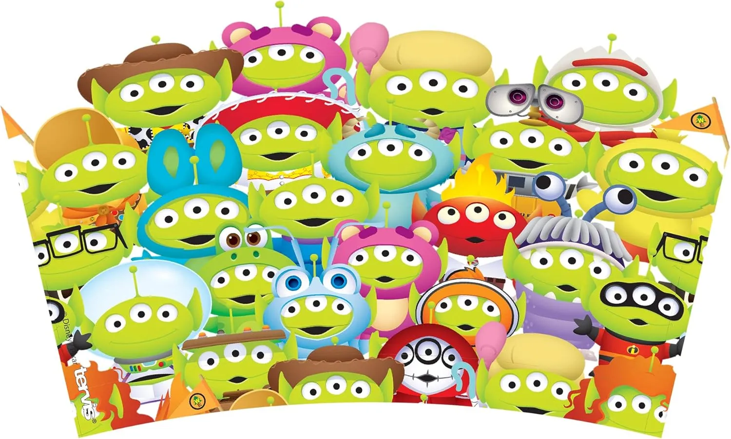 Tervis Disney Pixar Toy Story Alien Made in USA Double Walled Insulated Tumbler Travel Cup Keeps Drinks Cold & Hot, 16oz, Classic