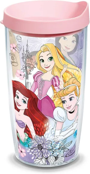 Tervis Disney - Princess Group Made in USA Double Walled Insulated Tumbler Cup Keeps Drinks Cold & Hot, 16oz, Classic