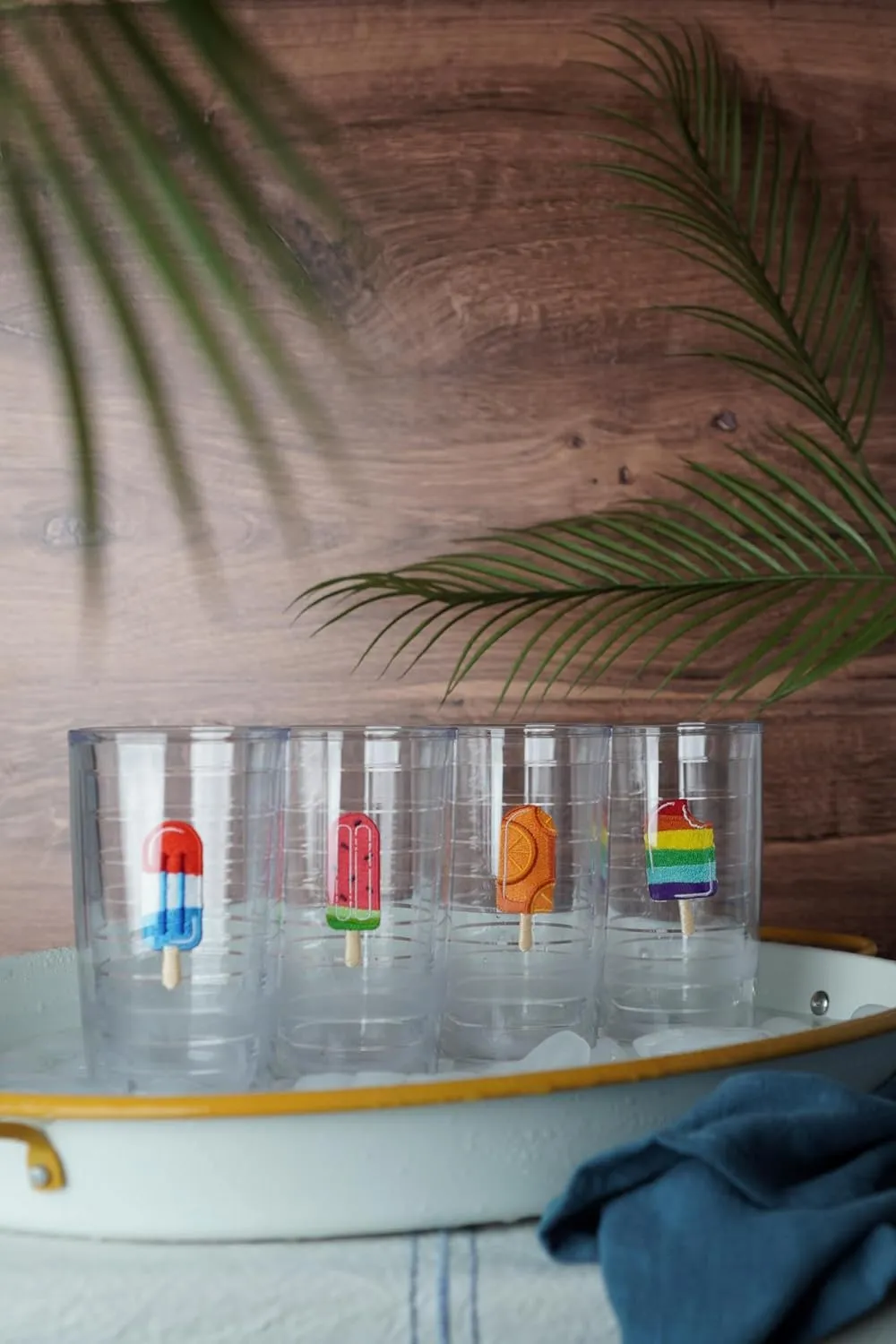 Tervis Ice Popsicle Collection Made in USA Double Walled Insulated Tumbler Cup Keeps Drinks Cold & Hot, 16oz 4pk, Assorted - No Lid