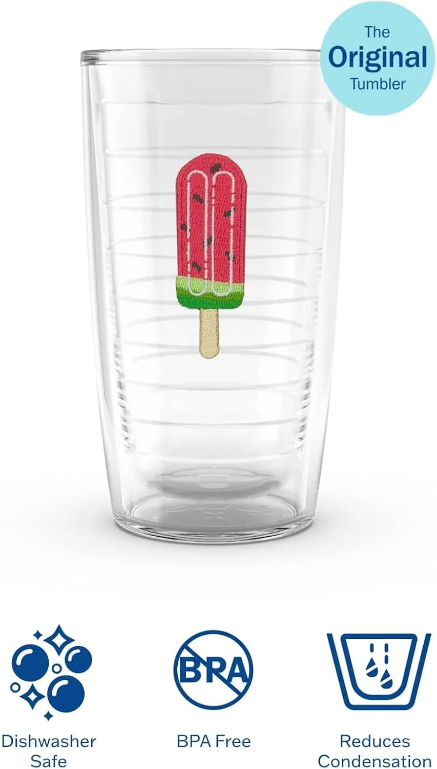Tervis Ice Popsicle Collection Made in USA Double Walled Insulated Tumbler Cup Keeps Drinks Cold & Hot, 16oz 4pk, Assorted - No Lid