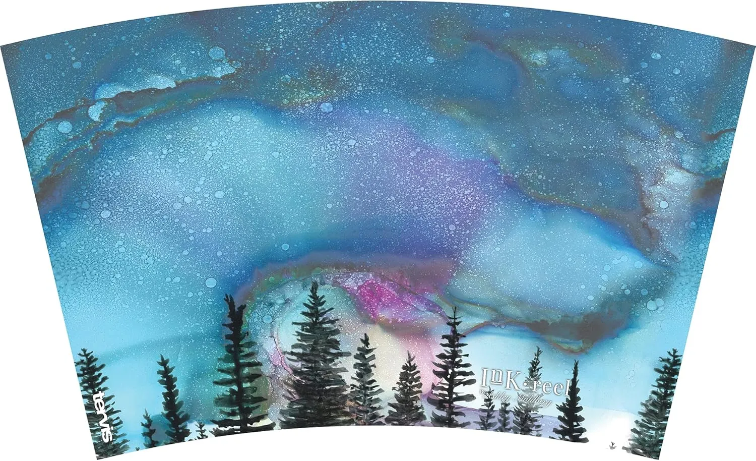 Tervis Inkreel The Heavens Made in USA Double Walled Insulated Tumbler Travel Cup Keeps Drinks Cold & Hot, 16oz, Classic