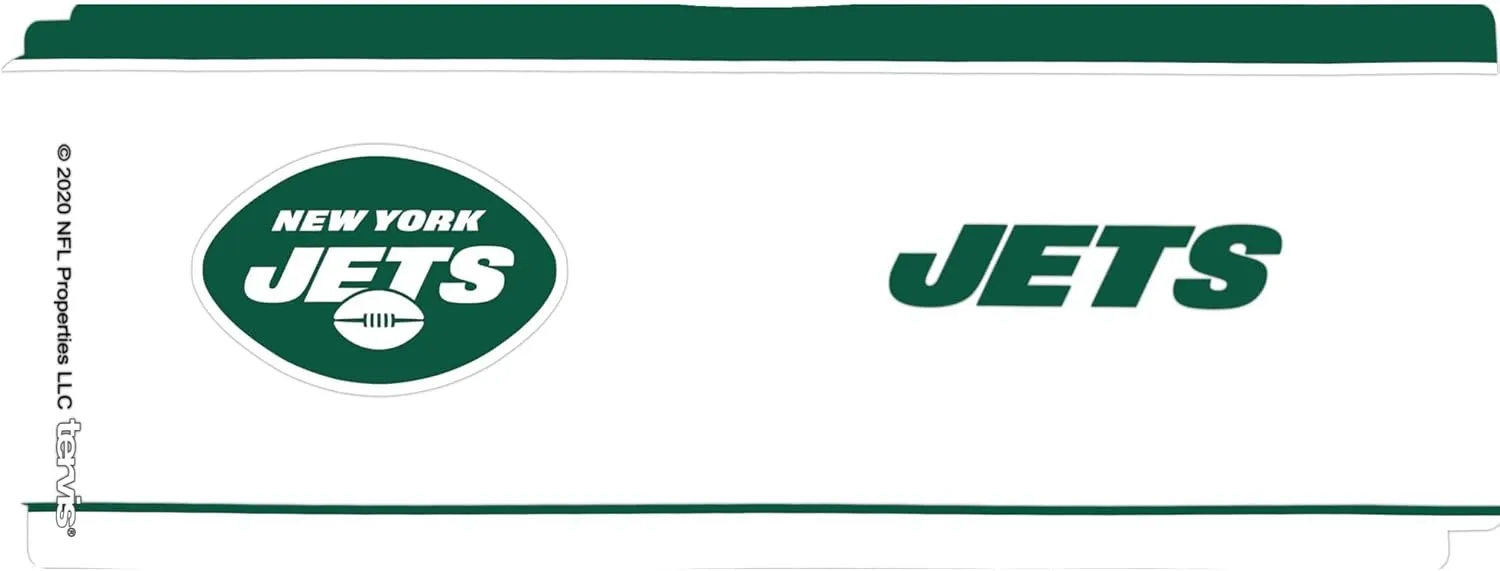 Tervis Made in USA Double Walled NFL New York Jets Insulated Tumbler Cup Keeps Drinks Cold & Hot, 16oz Mug, Tradition