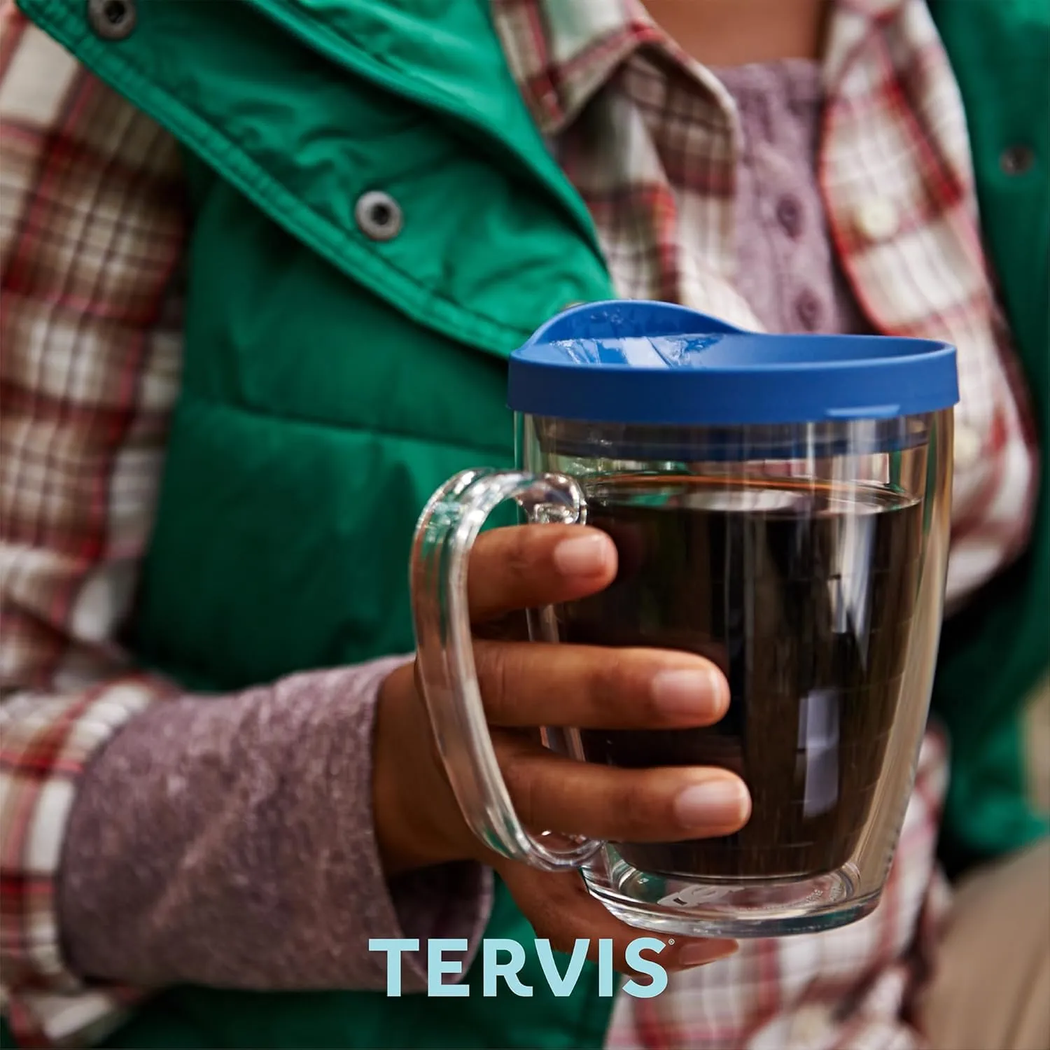 Tervis Made in USA Double Walled NFL New York Jets Insulated Tumbler Cup Keeps Drinks Cold & Hot, 16oz Mug, Tradition