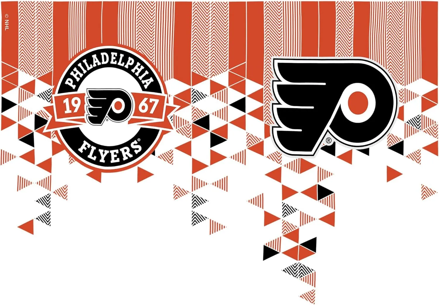 Tervis NHL Philadelphia Flyers - Shatter Made in USA Double Walled Insulated Tumbler Travel Cup Keeps Drinks Cold & Hot, 24oz with Straw Lid, Classic