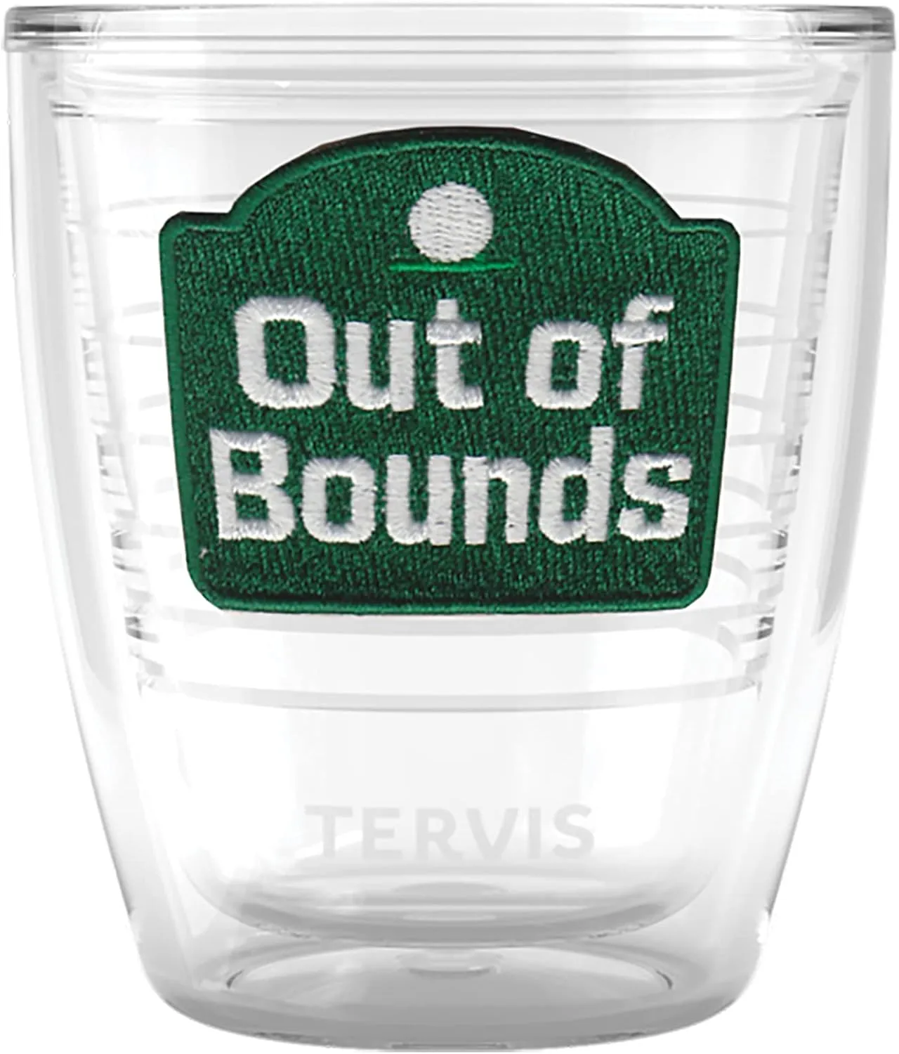 Tervis The Links Golf Collection Out of Bounds Made in USA Double Walled Insulated Tumbler Travel Cup Keeps Drinks Cold & Hot, 12oz, Out Of Bounds