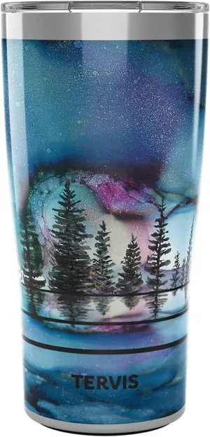 Tervis Traveler Inkreel The Heavens Triple Walled Insulated Tumbler Travel Cup Keeps Drinks Cold & Hot, 20oz, Stainless Steel