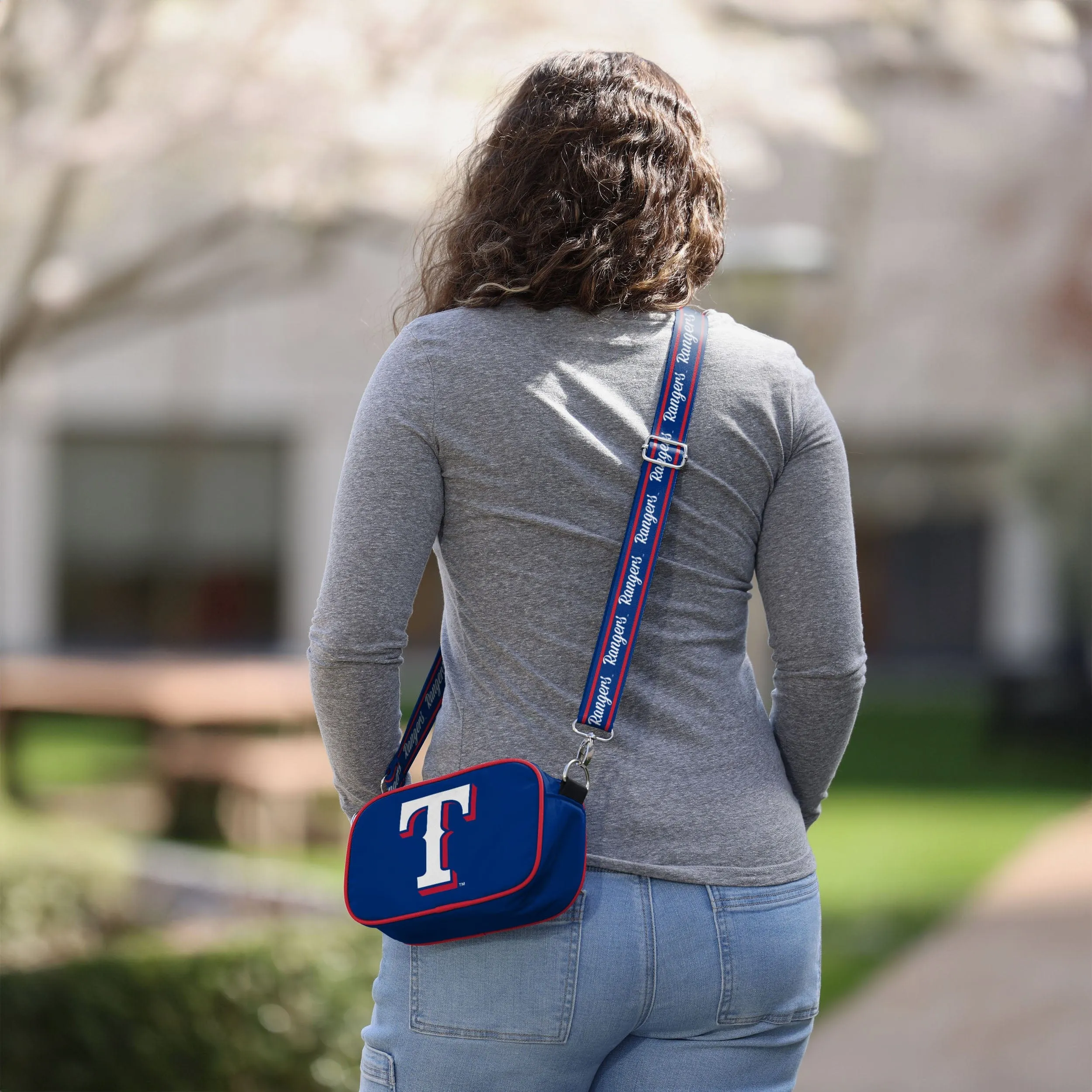 Texas Rangers Team Logo Crossbody Bag