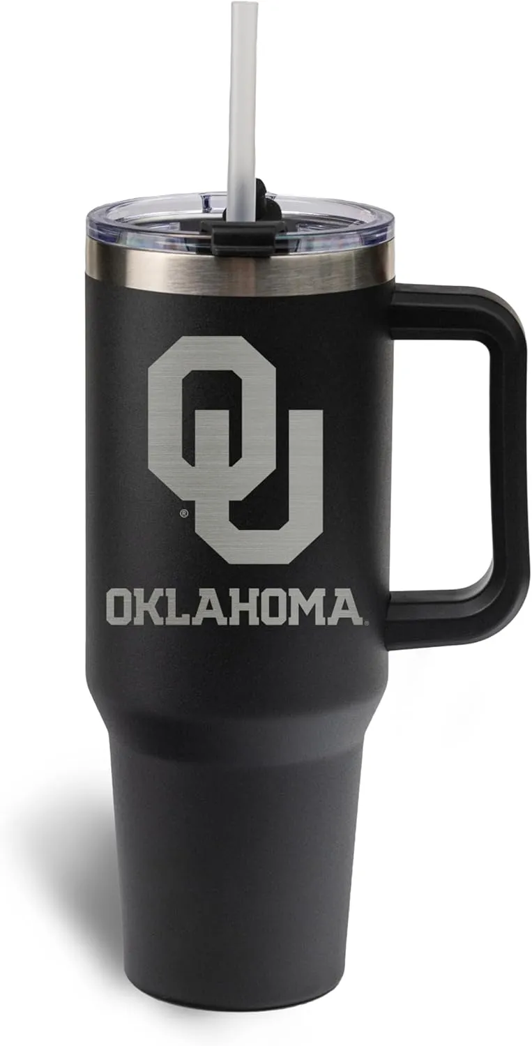 The Memory Company | Licensed NCAA 40oz Game Day Tumbler with Laser Engraved Team Logo