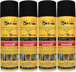 The Original BEE'S WAX Old World Formula Furniture Polish - 4 Pack