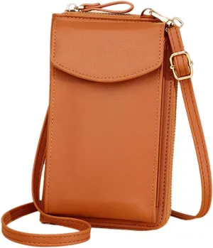 The Original Clutch Wallet - Vegan Leather Crossbody Clutch for Women with Multiple Compartments for Phone, Cards