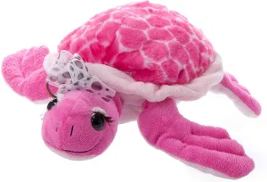 The Petting Zoo, Lash'z Pink Sea Turtle Stuffed Animal, Gifts for Girls, Plush Toy 12 inches
