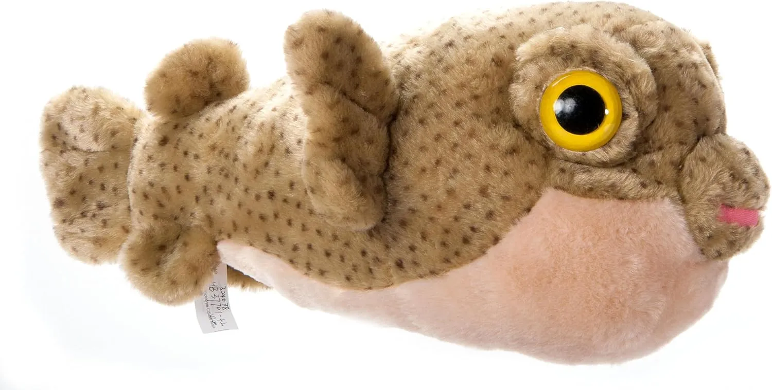 The Petting Zoo Pufferfish Stuffed Animal Plushie, Gifts for Kids, Wild Onez Sealife Animals, Pufferfish Plush Toy 15 Inches